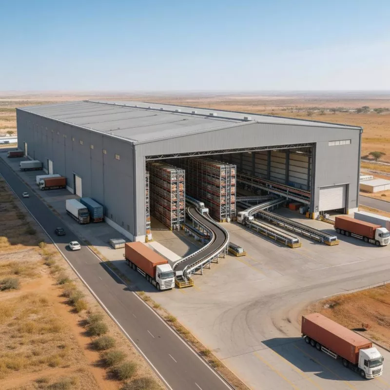 Wat zijn de belangrijkste voordelen van prefab modulaire stalen frame logistieke magazijnconstructie voor e-commerce distributiecentra?