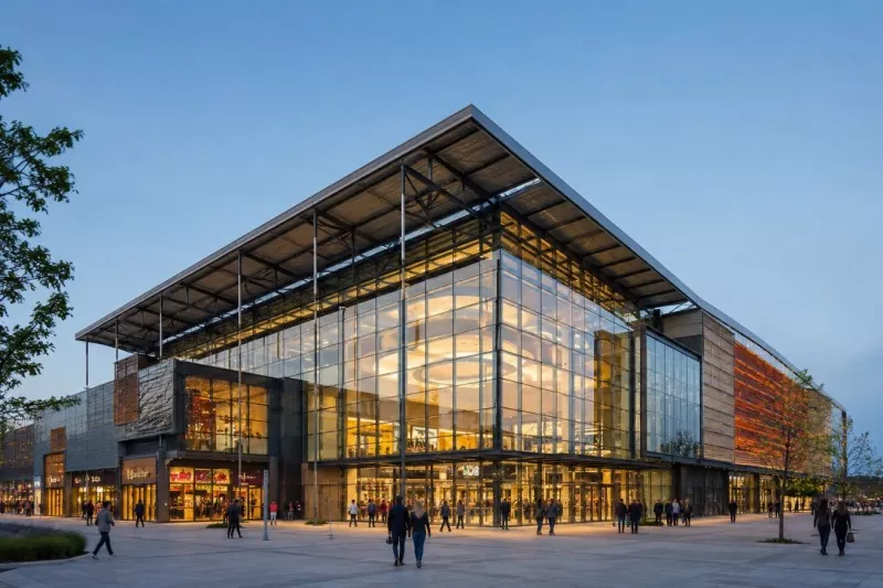 Hoe kan de constructie van winkelcentra met staalconstructies het centrum van de stedelijke levensstijl worden?