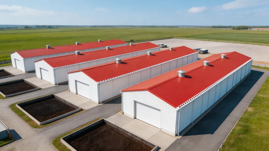 Hoe kan de constructie van een kippenstal met staalconstructie het beheer van pluimveebedrijven verbeteren?