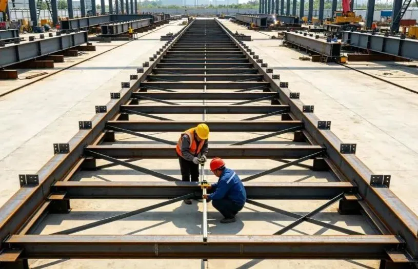 Assemblage van staalconstructies ter plaatse + integrale workflow voor hijsconstructies + belangrijke overwegingen
