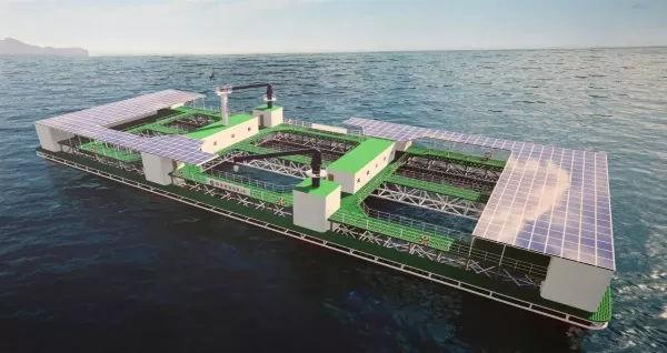 Indoor Aquacultuur Magazijn Staalconstructie
