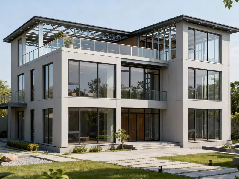 Licht stalen huis met meerdere verdiepingen