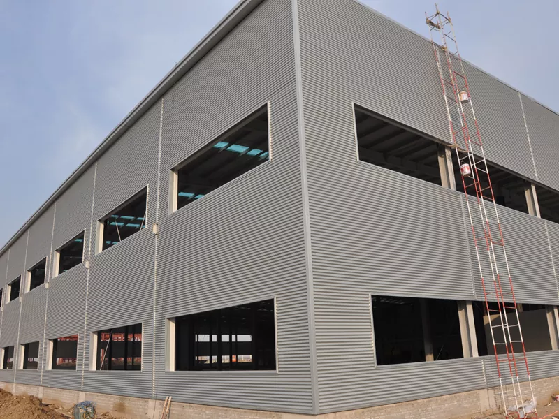 Prefab metalen magazijngebouw