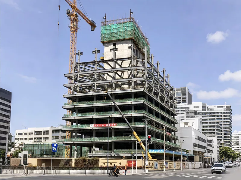 Prefab stalen frameconstructiehal