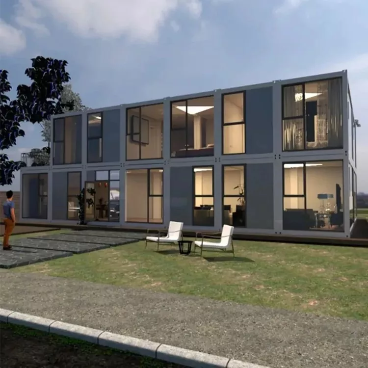 Geprefabriceerd containergeïntegreerd stalen huis