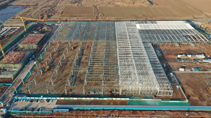 Steel Express Delivery Distributiecentrum Bouw
