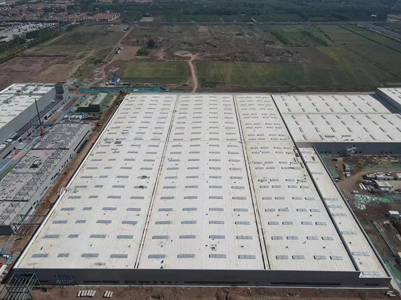 Stalen magazijnwerkplaats Stalen structuur